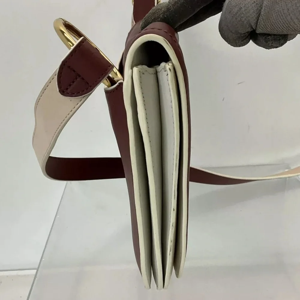 NWT Diane von Furstenberg  Leather  Saddle Bag - Picture 3 of 12